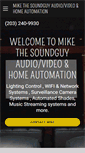 Mobile Screenshot of mikethesoundguy.biz